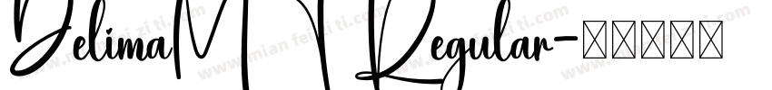 DelimaMT Regular字体转换
